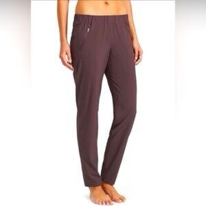 athleta aspire ankle pant purple/Brown size 0